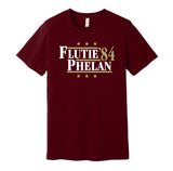 hail flutie phelan '84 for president 1984 boston college eagles fan election campaign parody red shirt
