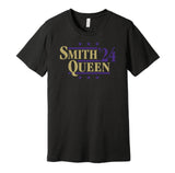 roquan smith patrick queen for president 24 2024 baltimore ravens black shirt