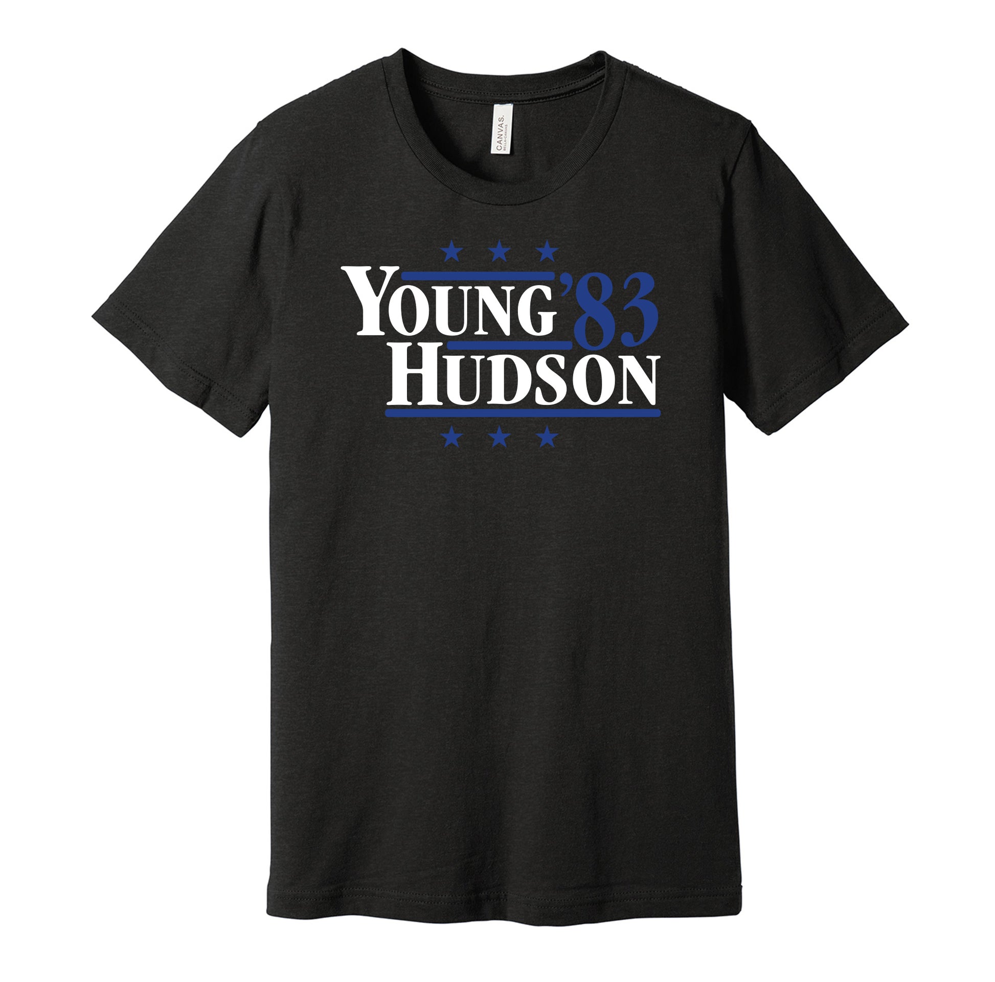 steve young hudson '83 byu brigham young cougars football fan black shirt gameday tailgate tee