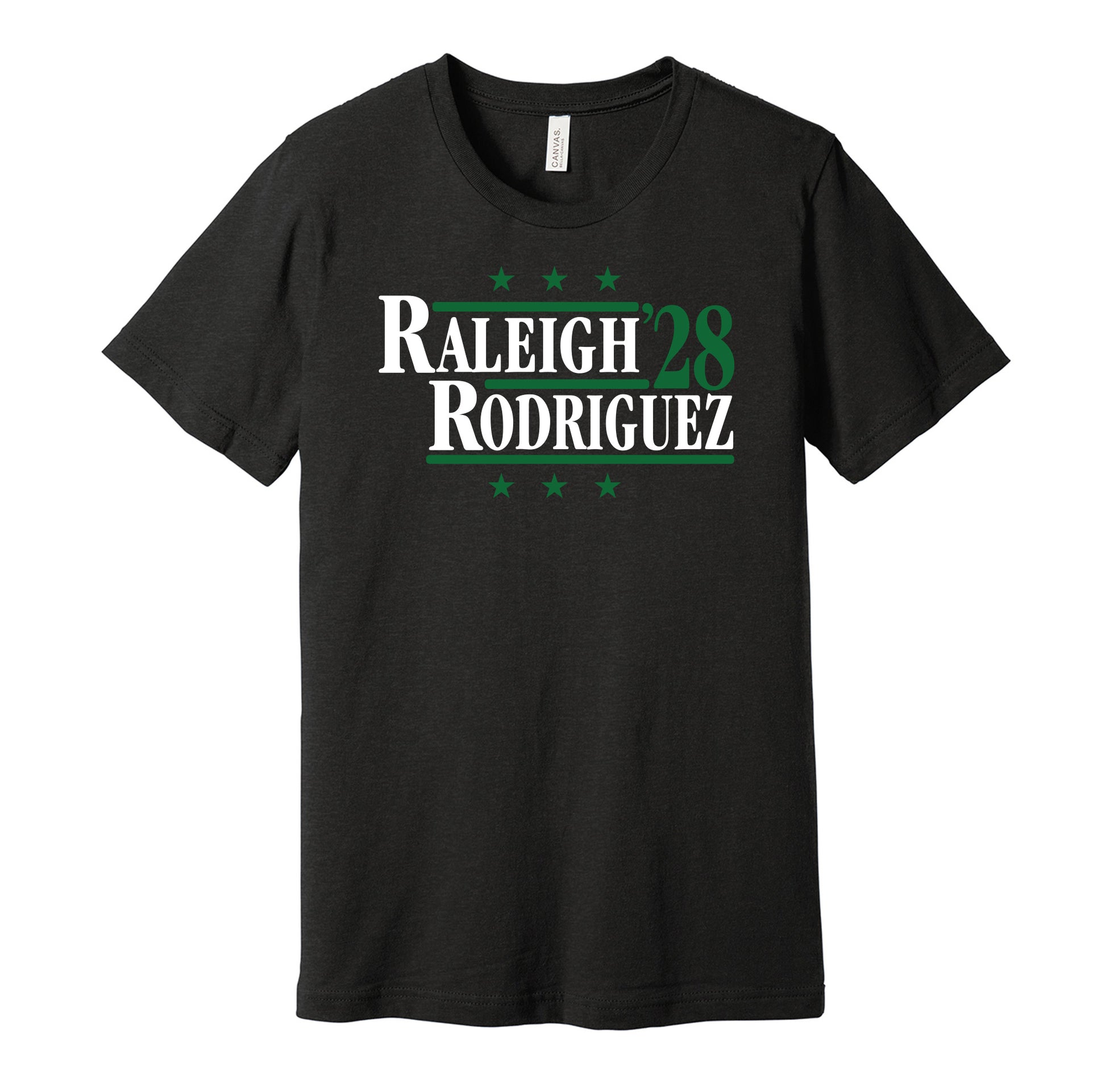 cal raleigh rodriguez '28 for president 2028 seattle marines fan election parody black shirt