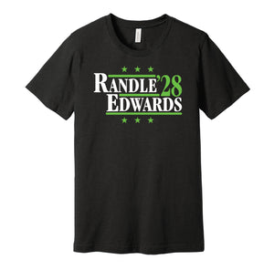 randle edwards '28 for president 2028 minnesota timberwolves fan election parody navy shirt