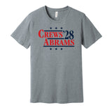 crews abrams '28 for president 2028 washington nationals fan election parody grey shirt