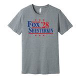 fox shesterkin for president '28 2028 new york rangers fan election parody grey shirt