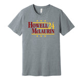 sam howell terry mclaurin for president 2024 washington commanders grey shirt