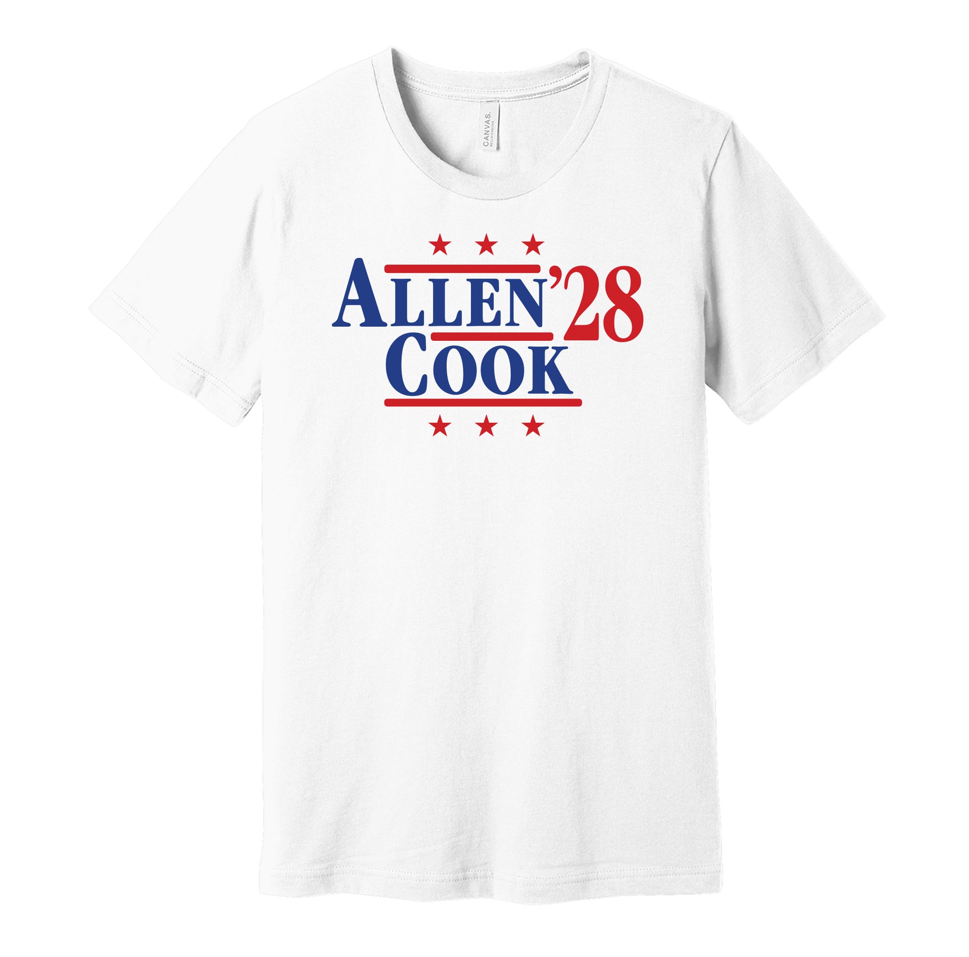 josh allen james cook '28 for president 2028 buffalo bills white shirt election parody 2026 season mafia gameday tee