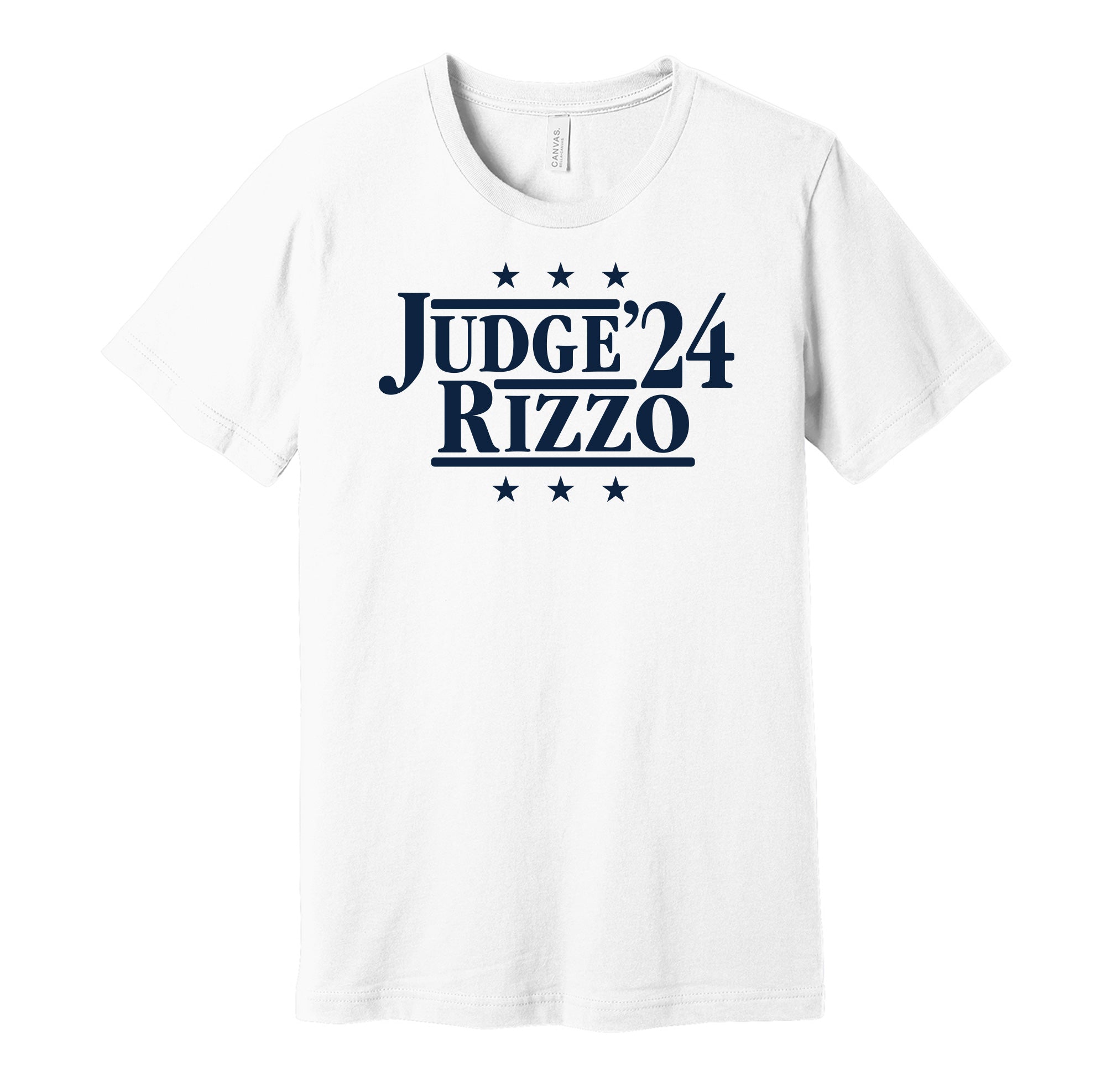 Judge & Rizzo '24 - New York Baseball Political Campaign Parody T-Shirt - Hyper Than Hype Shirts M / White Shirt