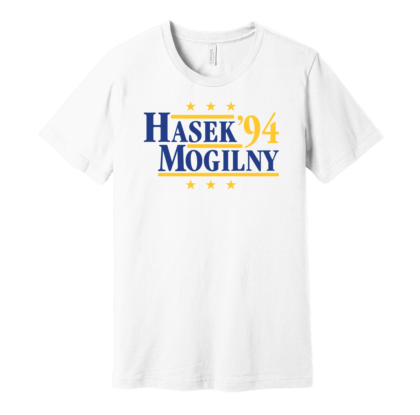 dominic hasek alexander mogilny 1994 buffalo sabres white shirt
