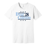 diaz caminero '28 for president 2028 tampa bay rays fan election parody white shirt