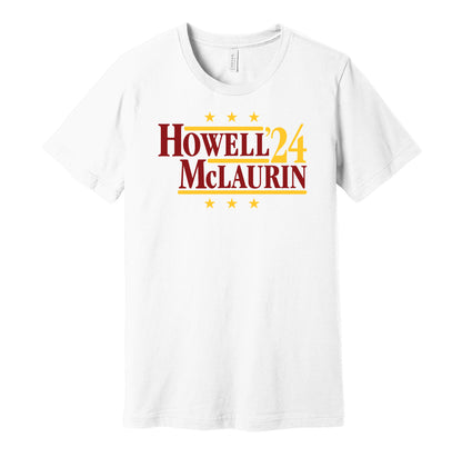 sam howell terry mclaurin for president 2024 washington commanders white shirt