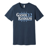 marc gasol zach randolph for president 2024 memphis grizzlies retro throwback navy shirt