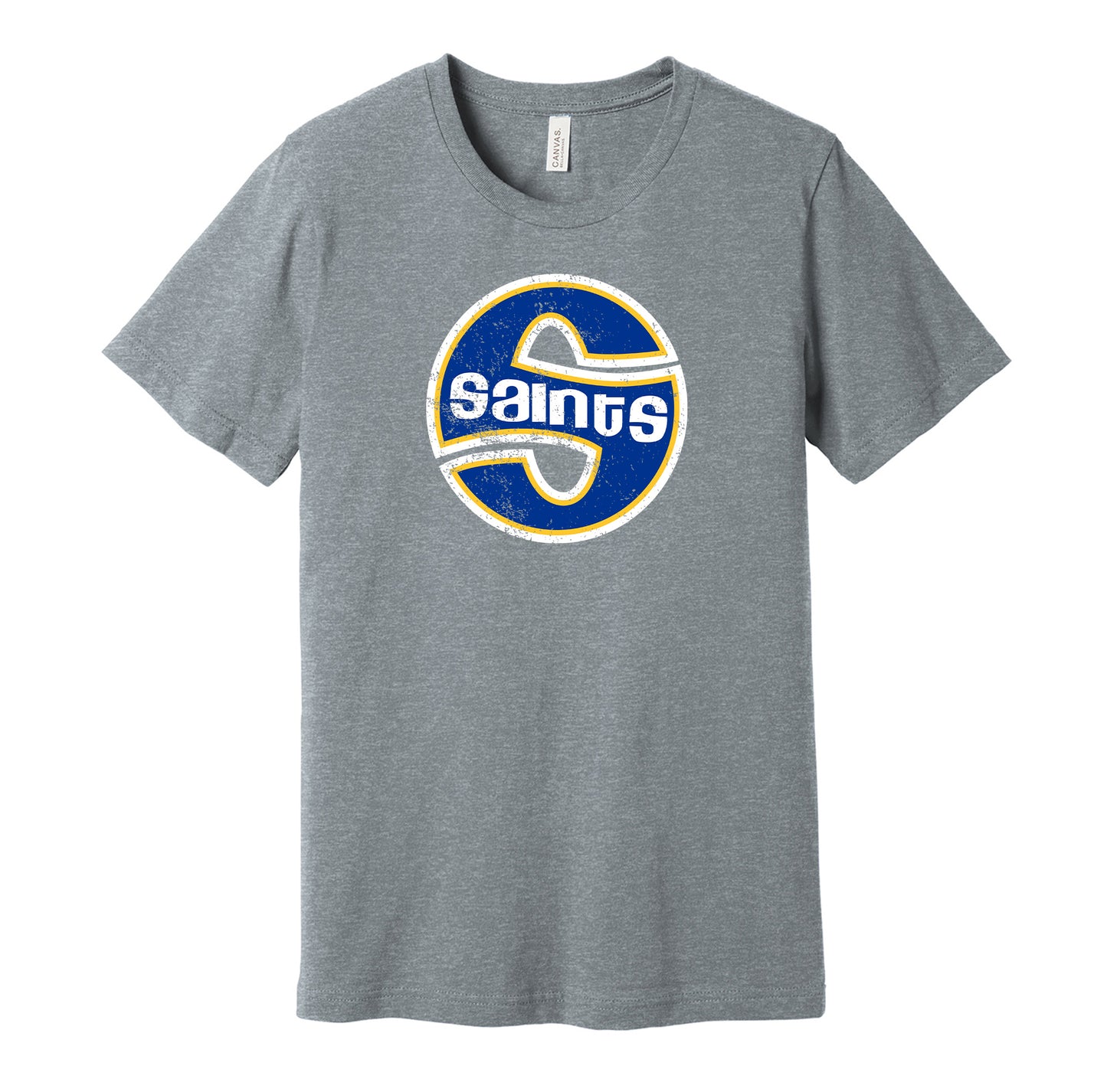 minnesota fighting saints st paul wha retro grey shirt