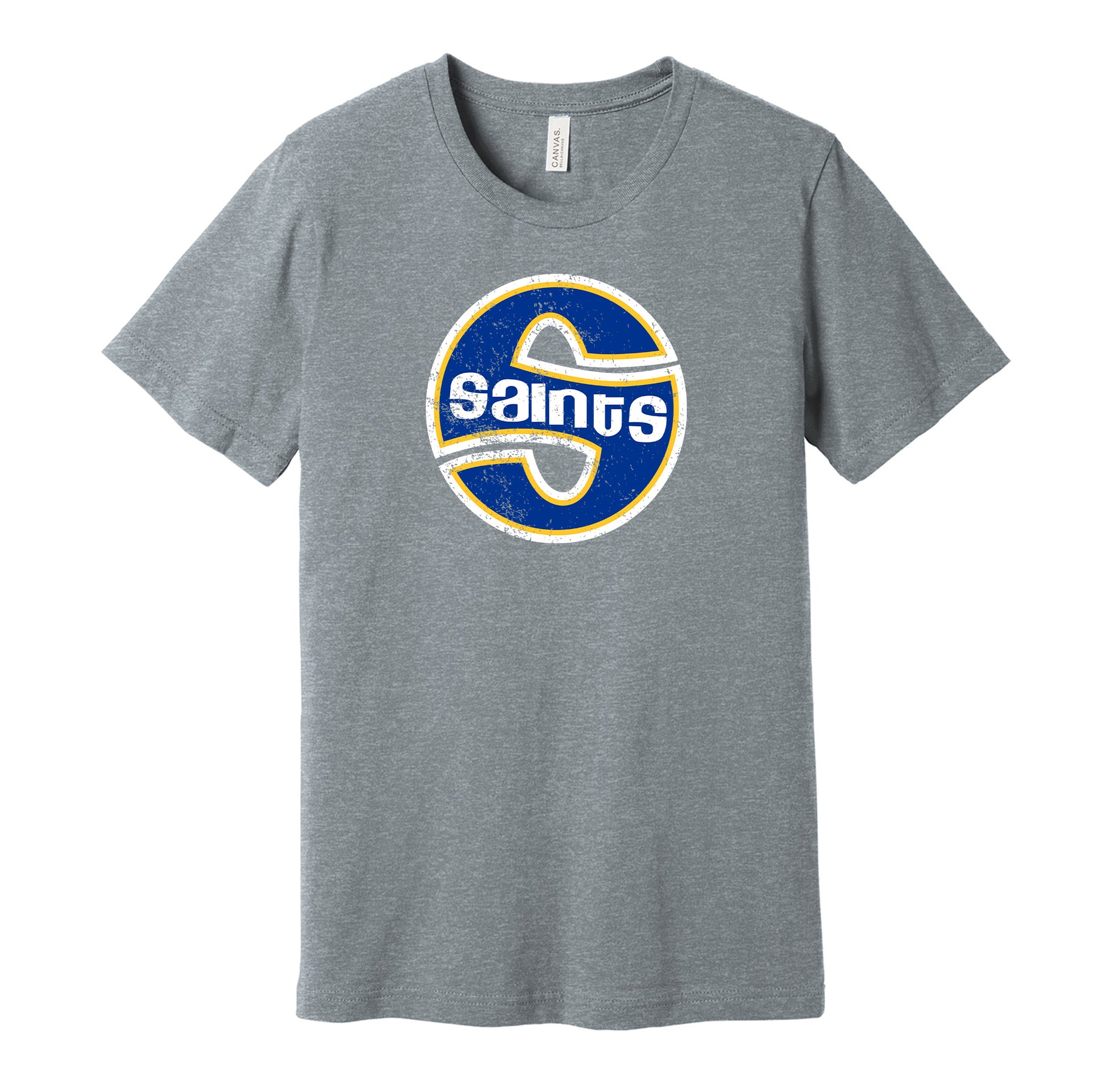 minnesota fighting saints st paul wha retro grey shirt