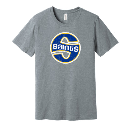 minnesota fighting saints st paul wha retro grey shirt