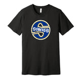 minnesota fighting saints st paul wha retro black shirt