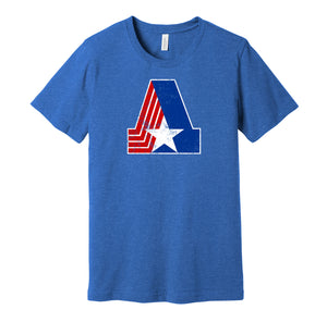 birmingham americans WFL retro throwback blue shirt