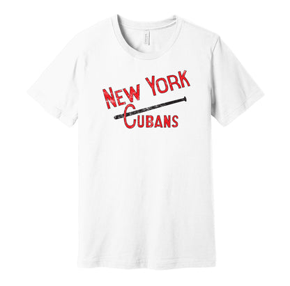 new york cubans retro vintage throwback negro league white shirt