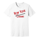 new york cubans retro vintage throwback negro league white shirt