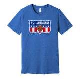 new jersey americans aba retro throwback blue shirt
