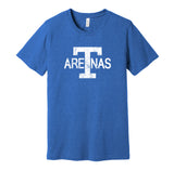 toronto arenas distressed logo retro throwback blue shirt