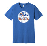 new york raiders wha retro throwback blue shirt