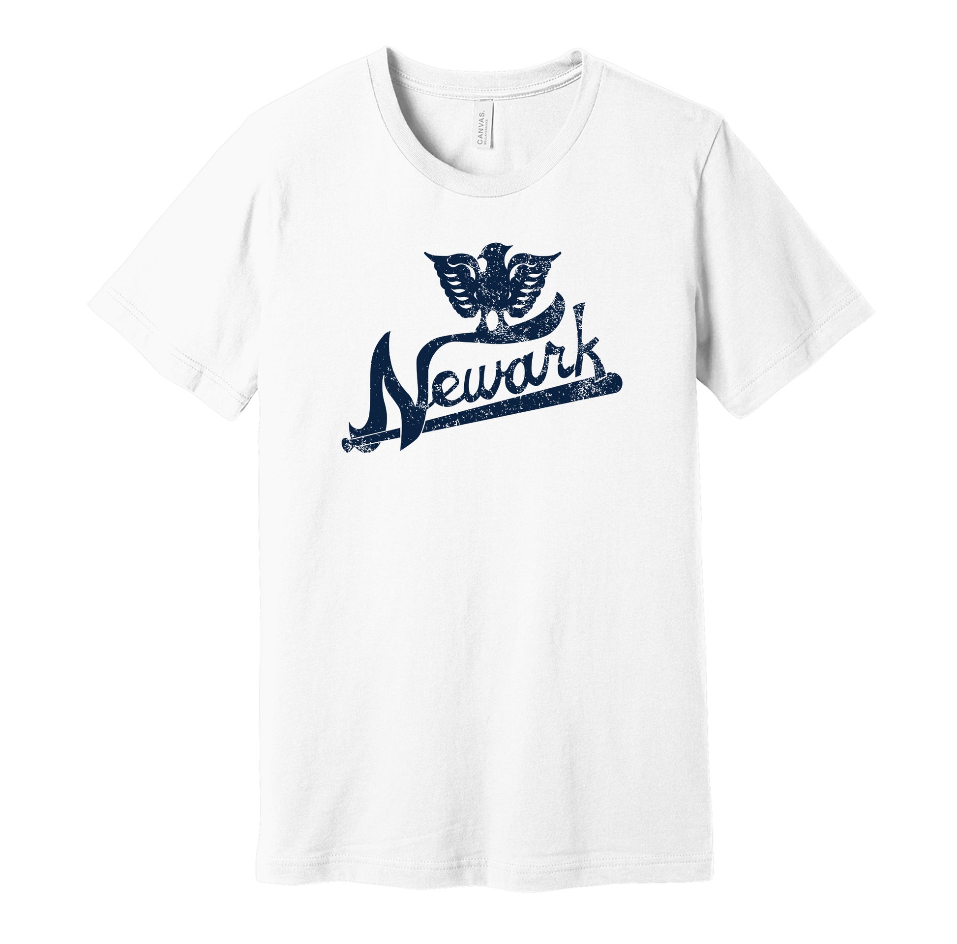 newark eagles negro league baseball white shirt