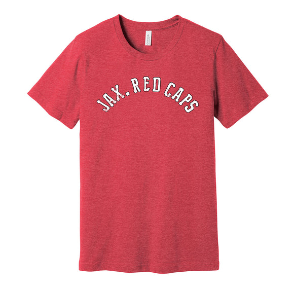 jax red caps jacksonville negro league red tshirt