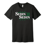 sedin twins canucks retro throwback black tshirt