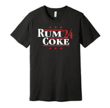 rum and coke 2024 drinker alcoholic parody black shirt