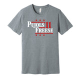 pujols freese 2011 cardinals retro throwback grey shirt