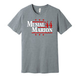 stan musial marion 1944 cardinals retro throwback grey shirt