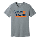 gibson trammell tigers retro throwback grey shirt