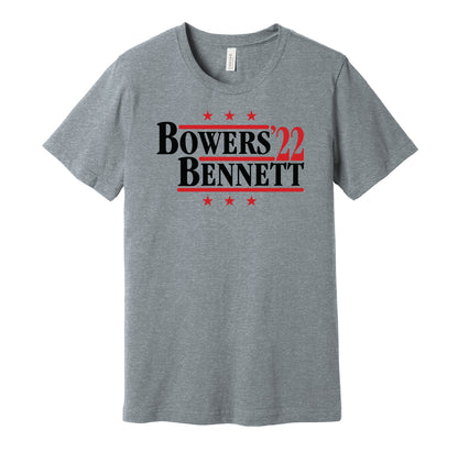 bowers stetson bennett 2022 national championship uga georgia bulldogs grey shirt