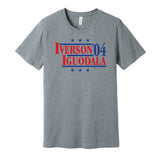 iverson iguodala sixers retro throwback grey tshirt
