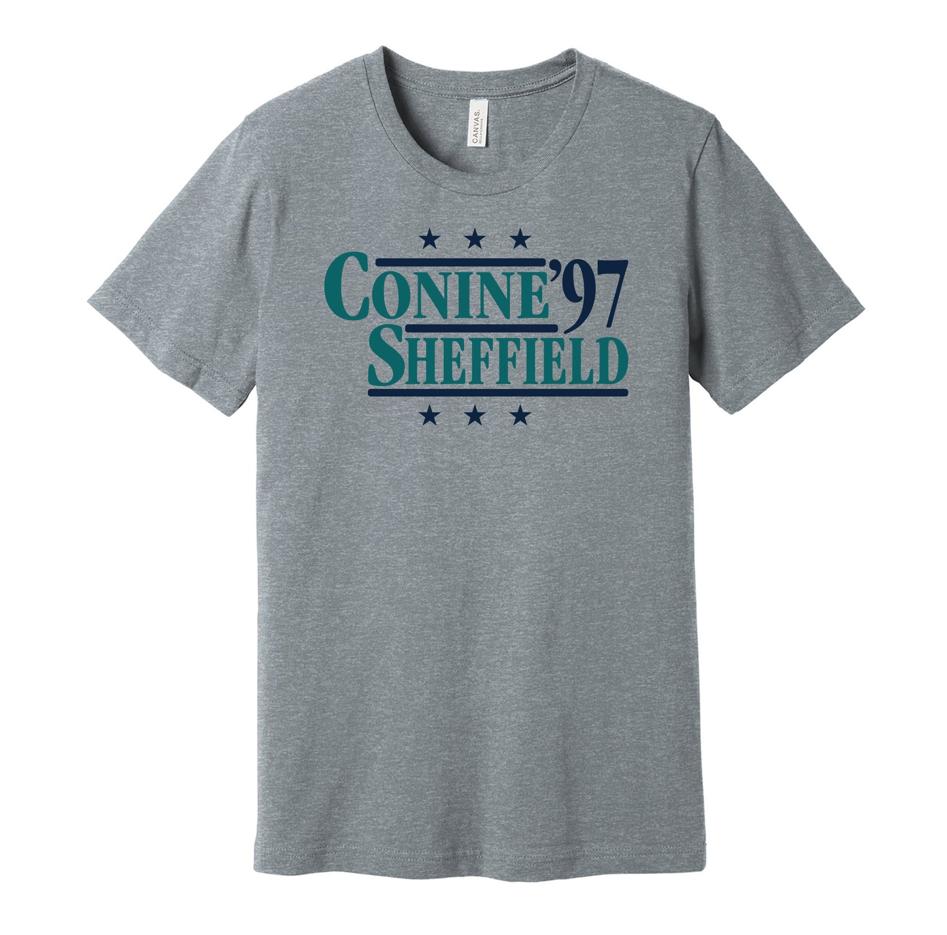 conine sheffield marlins retro throwback grey tshirt