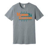 marino clayton dolphins retro throwback grey shirt