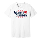 glavine maddux braves retro throwback white shirt
