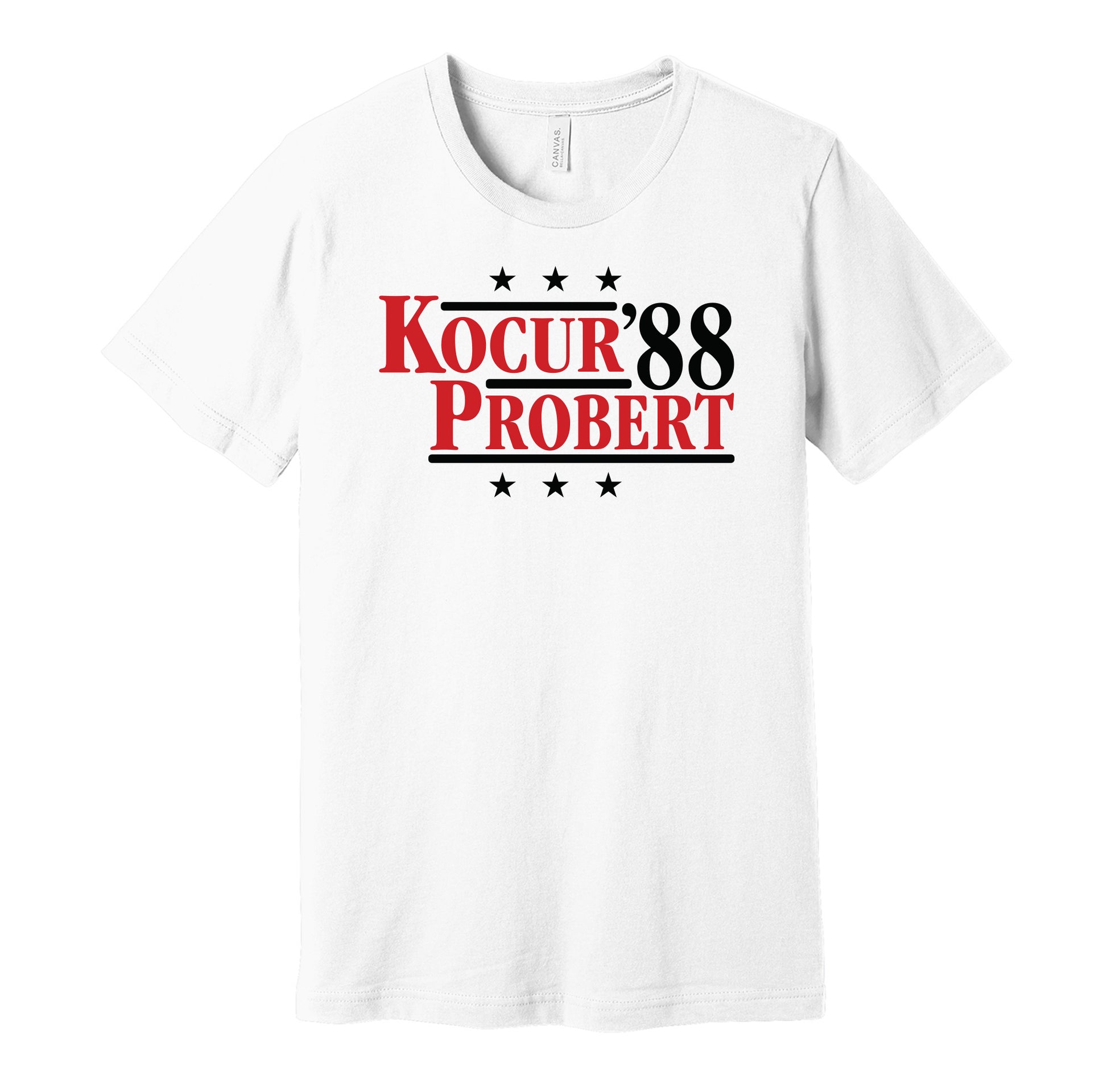 kocur probert 1988 red wings retro throwback white shirt