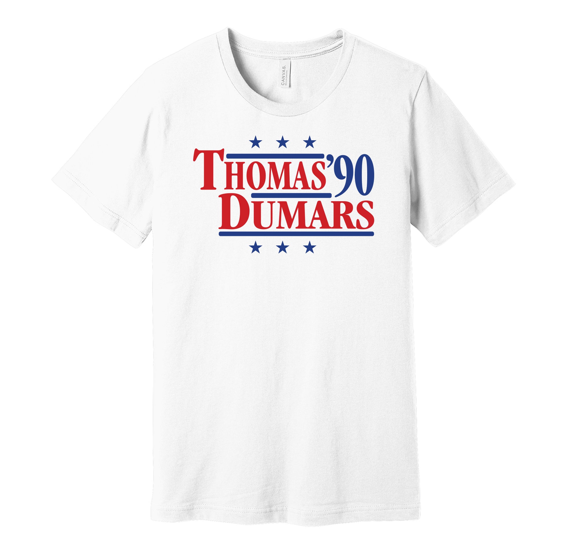 thomas dumars detroit pistons retro throwback white tee
