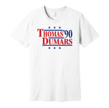 thomas dumars detroit pistons retro throwback white tee