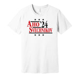 aho svechnikov for president 2024 hurricanes fan white shirt