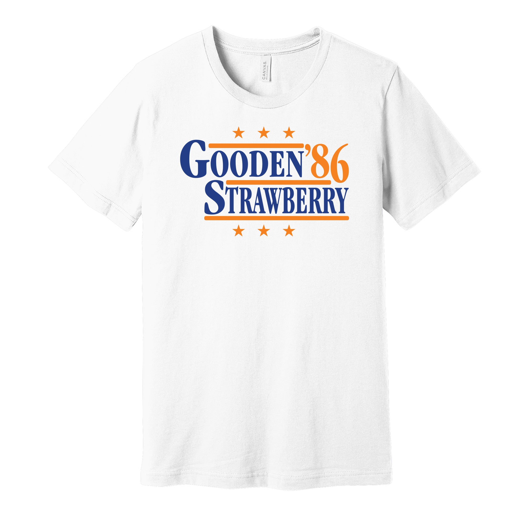 Gooden & Strawberry '86 - New York Baseball Retro Campaign T-Shirt