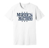 marner matthews for president 2024 maple leafs fan white shirt