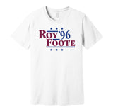 roy foote avalanche 1996 retro throwback white tshirt