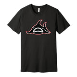 los angeles sharks wha retro throwback hockey black shirt