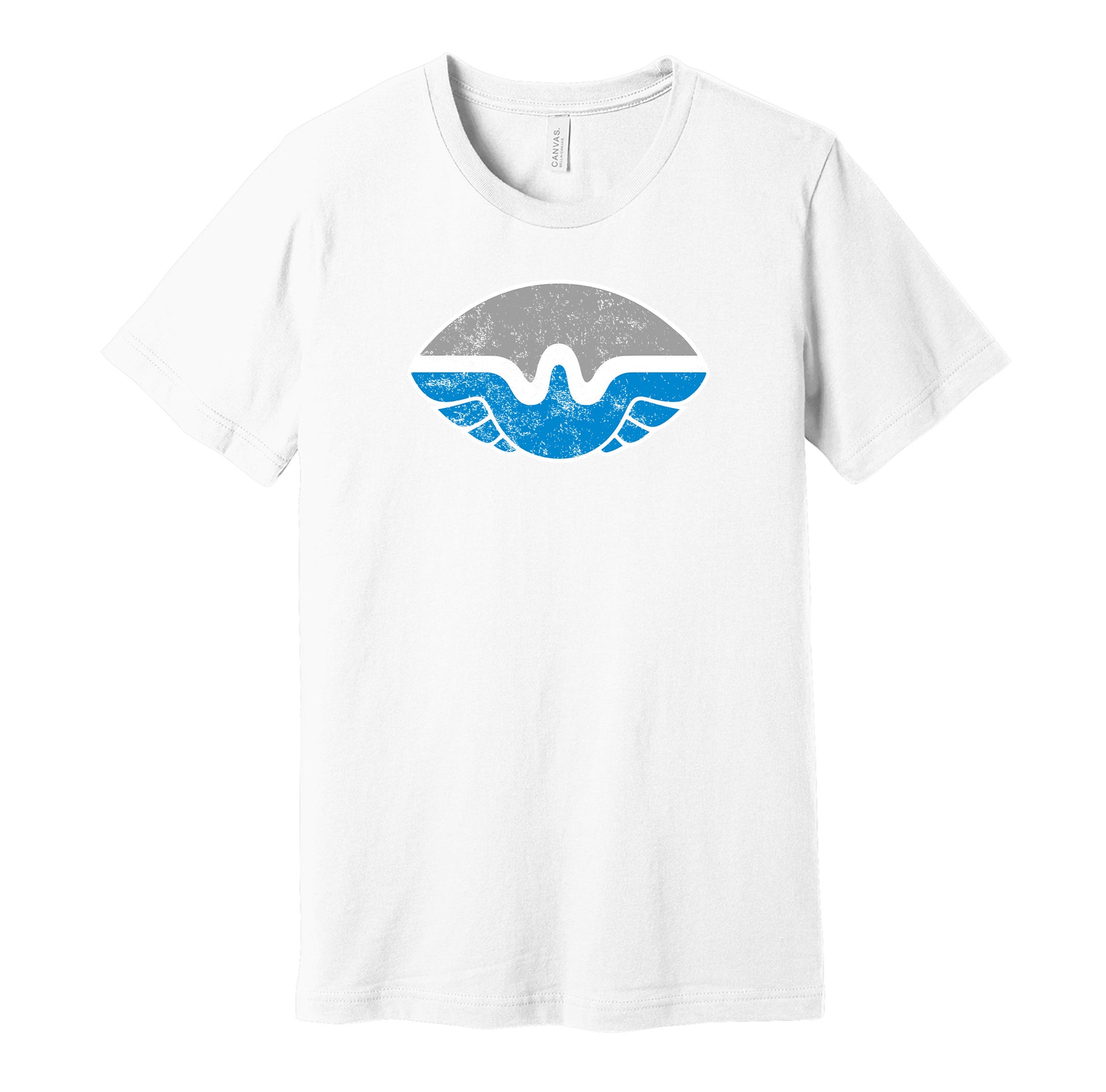 san antonio wings football wfl retro throwback white shirt