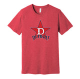 detroit stars negro league baseball retro throwback red shirt
