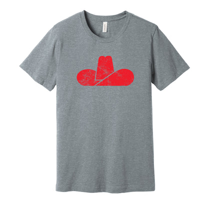 calgary cowboys wha hockey retro throwback grey shirt