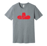calgary cowboys wha hockey retro throwback grey shirt