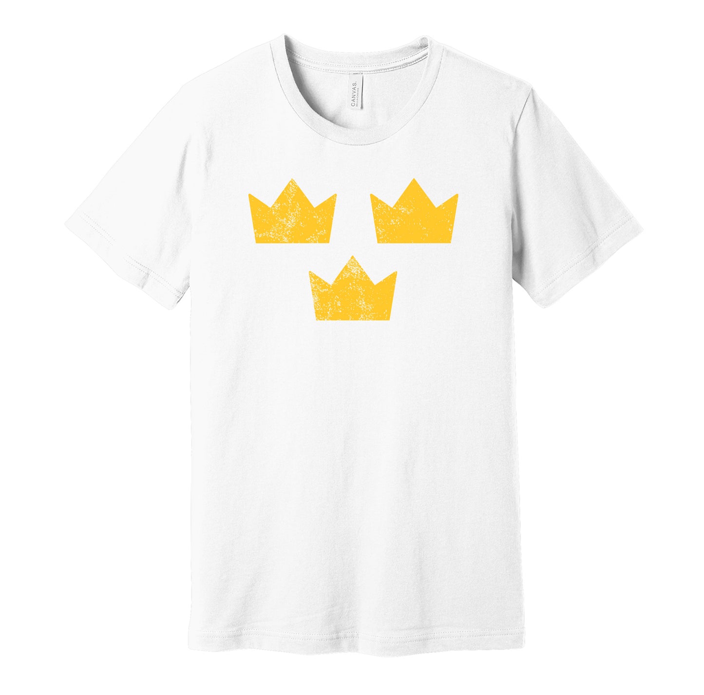 team sweden olympic hockey kronor crowns white shirt