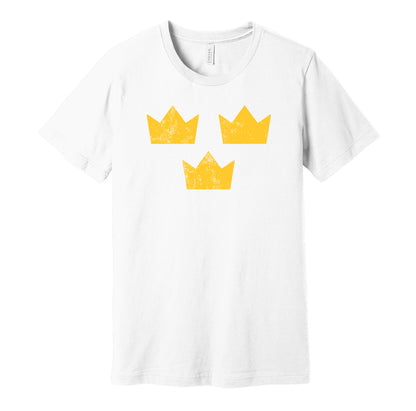 team sweden olympic hockey kronor crowns white shirt